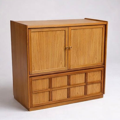Vintage Oak Cabinet by Nathan Furniture, c.1960s