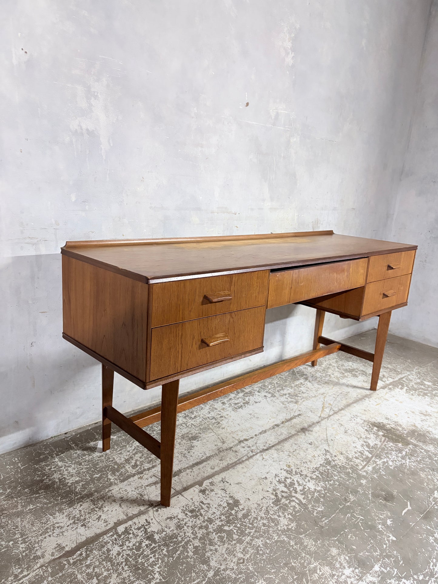 Vintage Gimson & Slater Teak Desk / Dressing Table