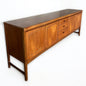 Mid Century Nathan Squares Teak Long Sideboard Buffet