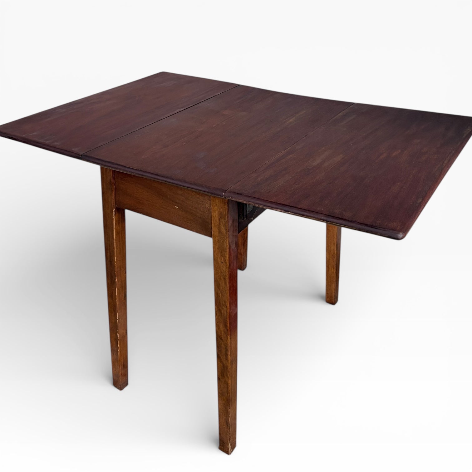 Victorian Mahogany Drop Leaf Dining Table — view 8