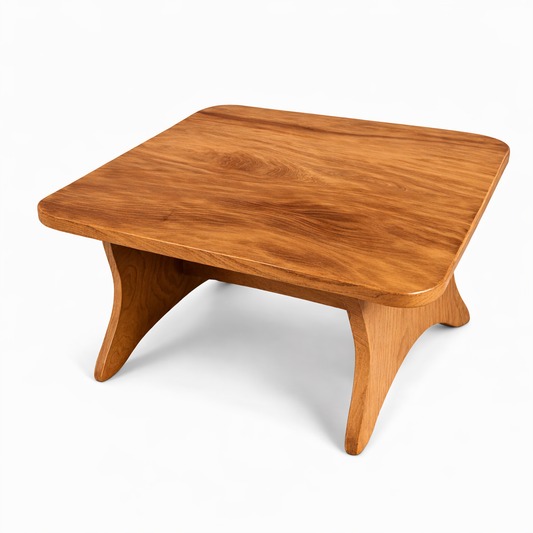 Vintage Solid Elm Arts & Crafts Coffee Table