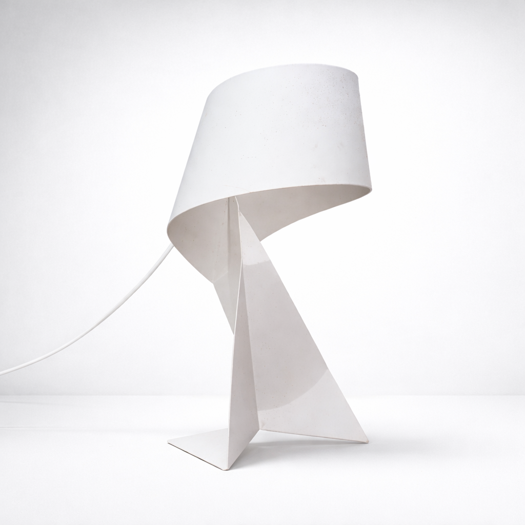 Space Age Metal Ribbon Table Lamp by Habitat