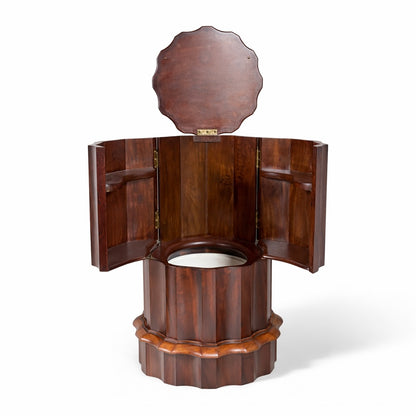 Art Deco Victorian Octagonal Drinks Cabinet / Jardinière Stand