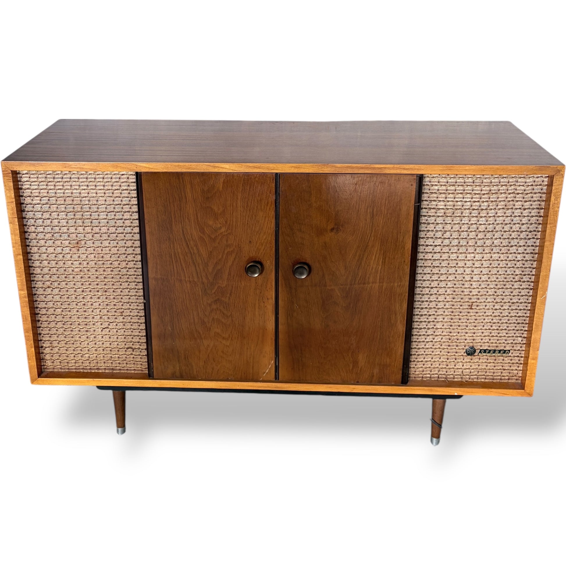 Pye Stereo Radiogram with Turntable – Mid-Century Teak Cabinet — view 5