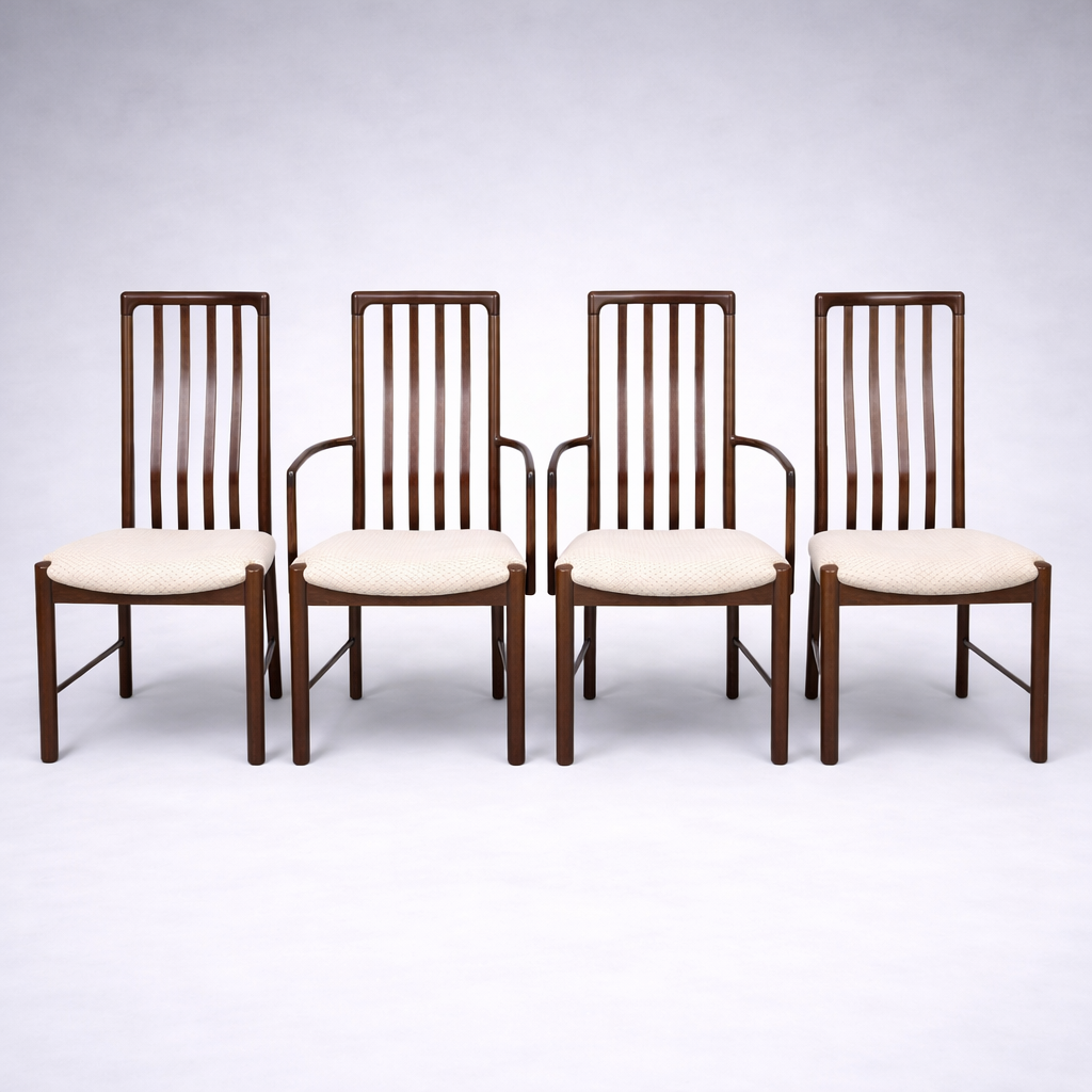 Set of 6 Danish Rosewood Dining Chairs by Boltinge