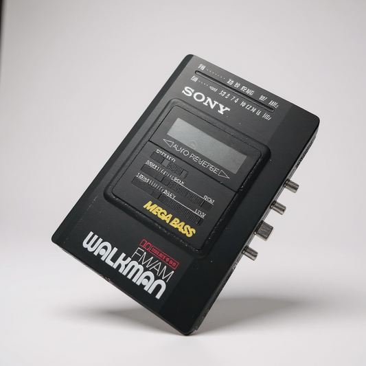Vintage Sony Walkman FM/AM Cassette Player | Auto Reverse, Mega Bass, 1980s Portable Music Player