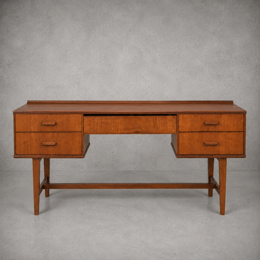 Mid Century Gimson & Slater Teak Desk / Dressing Table