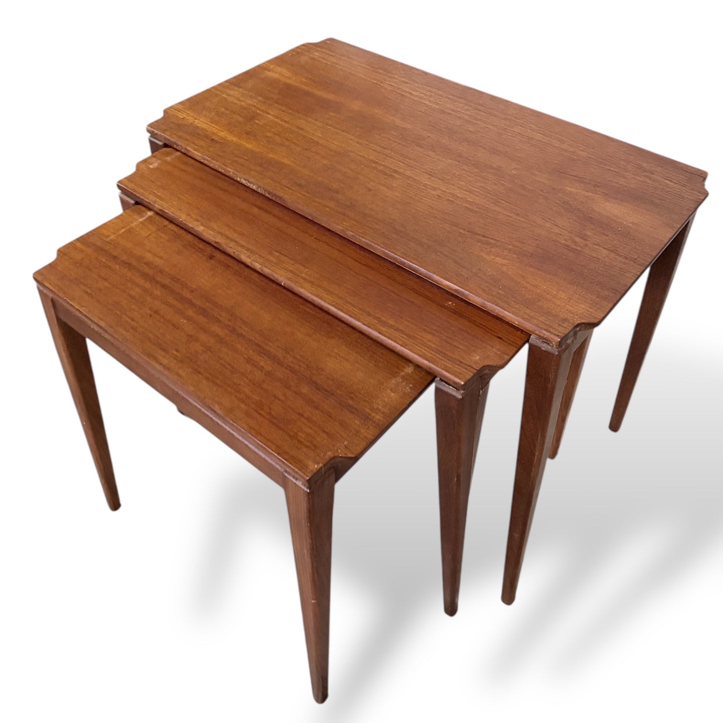 Mid-Century Teak Nest of 3 Tables by Richard Hornby