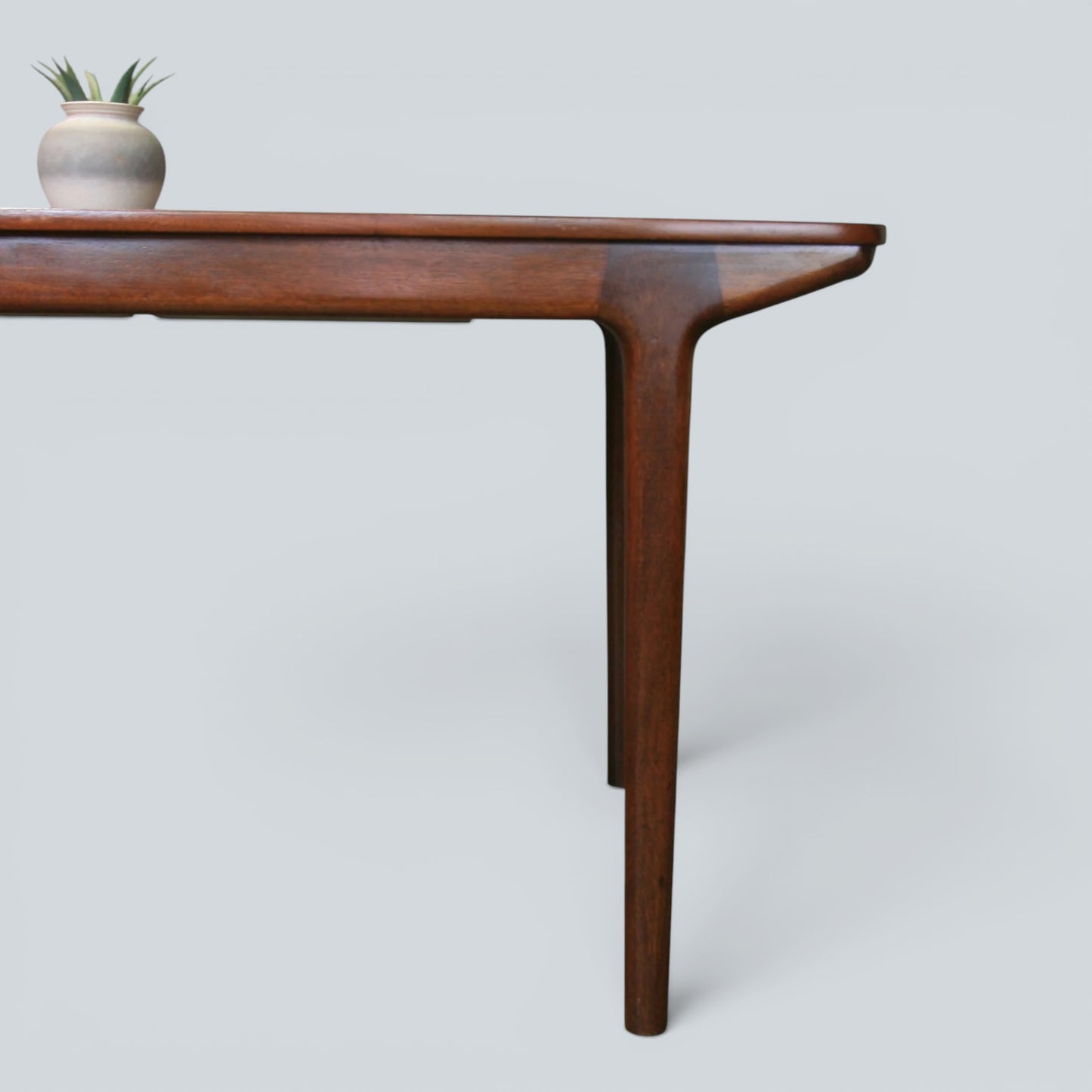 Mid Century McIntosh Rosewood Double Extending Dining Table