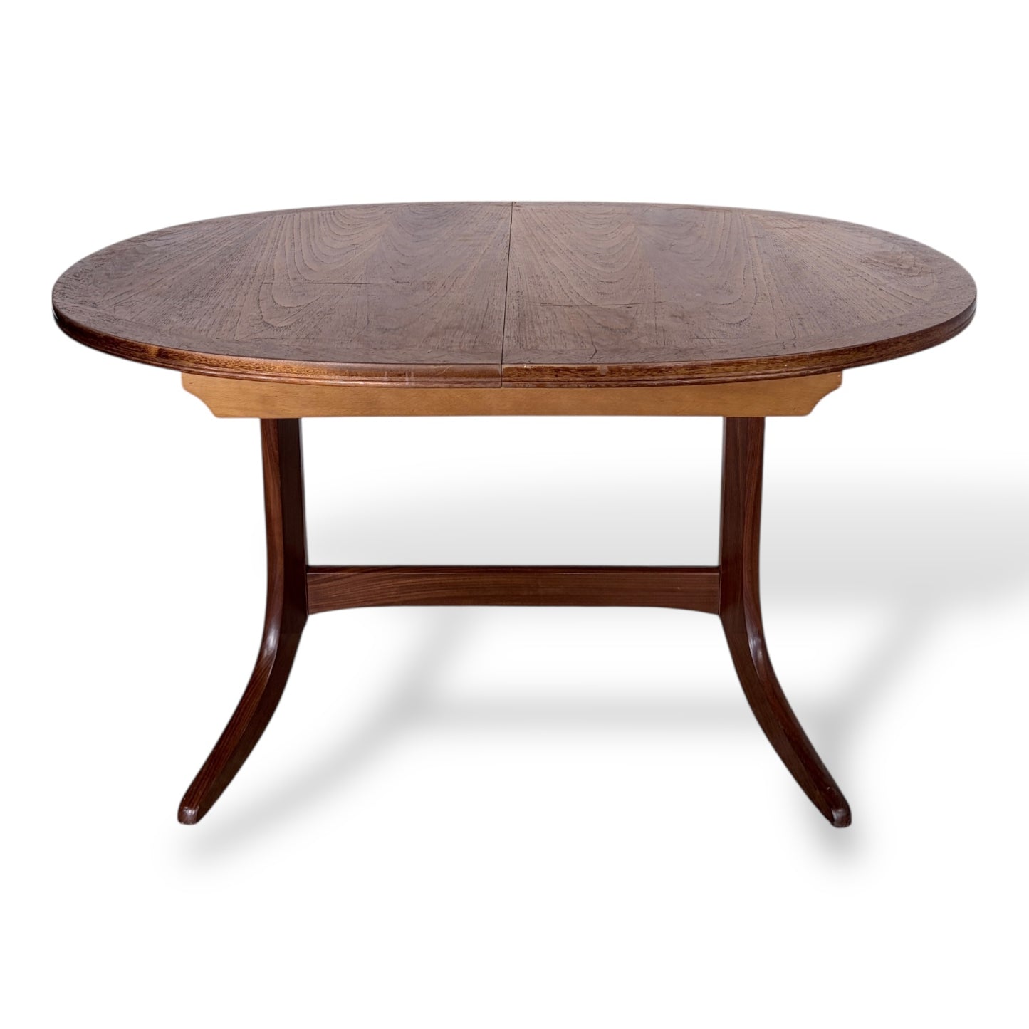 Vintage Parker Knoll Oval Extending Dining Table