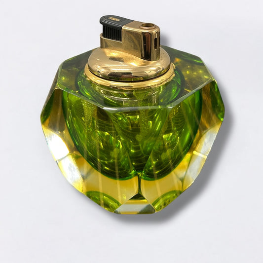 Mid Century Sommerso Murano Glass Lighter by Flavio Poli
