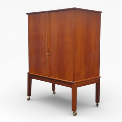 Mid Century Teak Sideboard | Vintage Danish Media Unit With Compact Storage