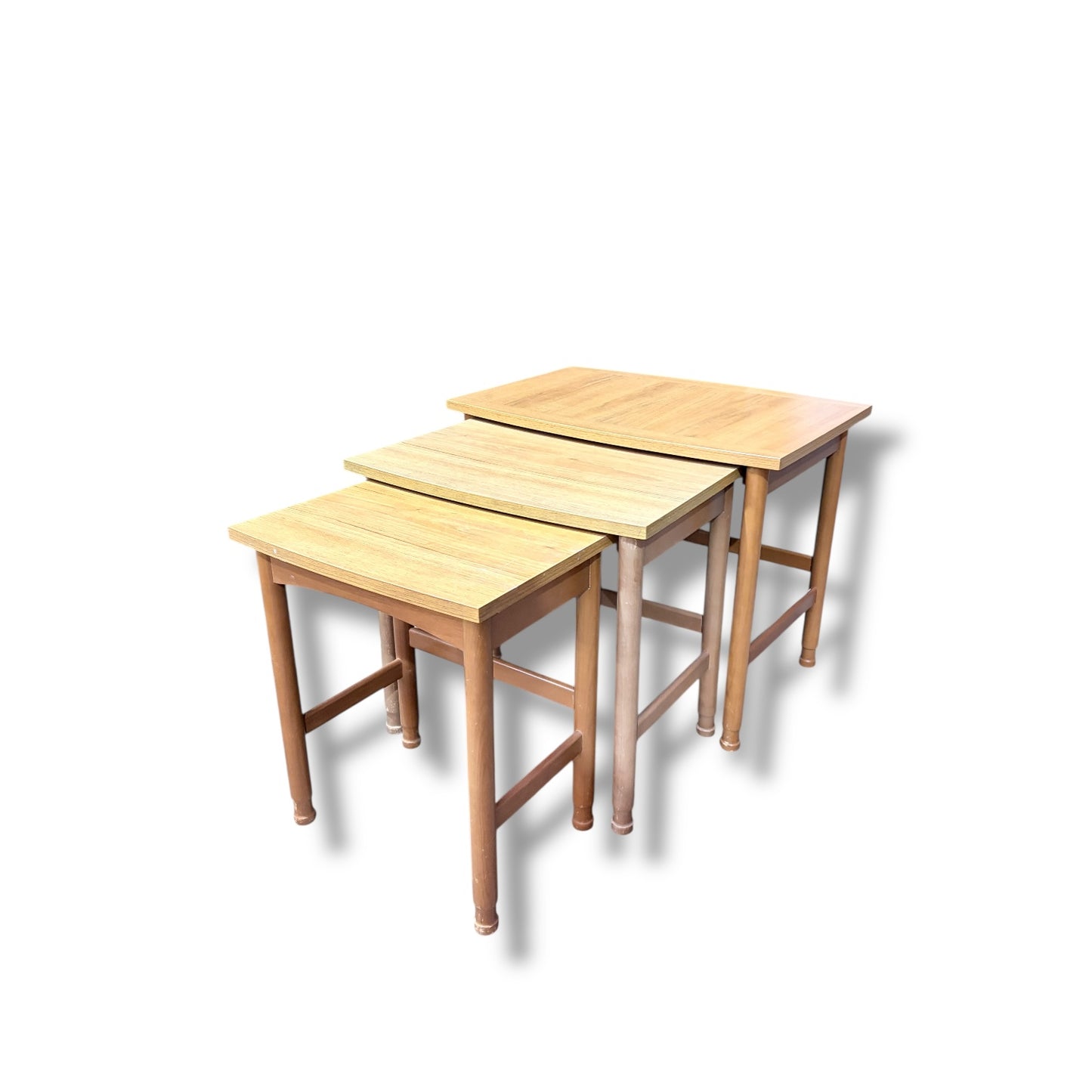 Vintage Schreiber Teak Nest of Tables – Mid Century British Furniture