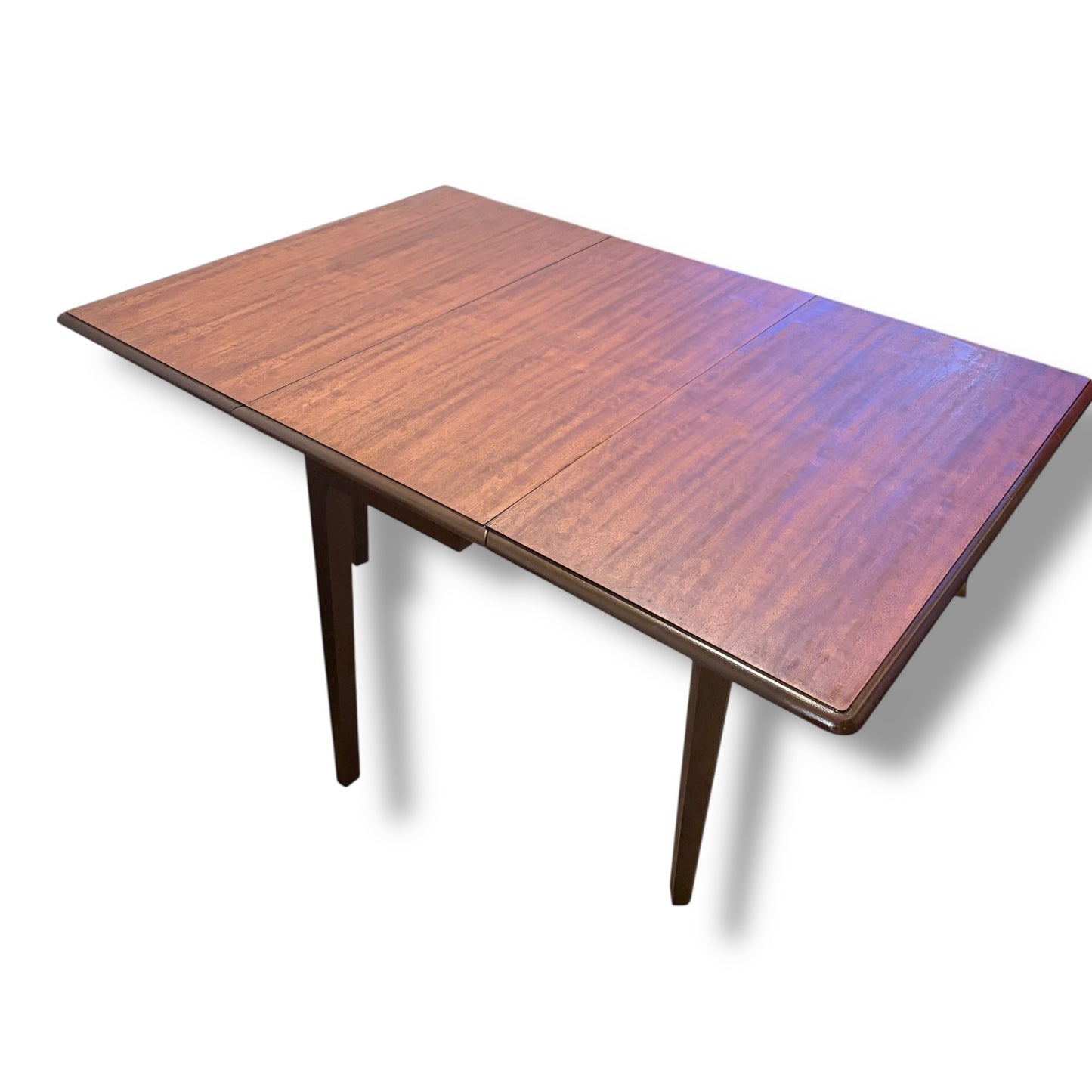Mid-Century Drop Leaf Mahogany Dining Table
