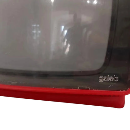 Mid Century Yugoslavian Red Portable Television