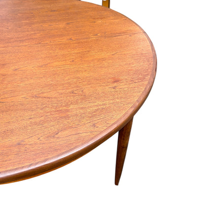 Mid-Century Round Teak Fresco Dining Table from G-Plan