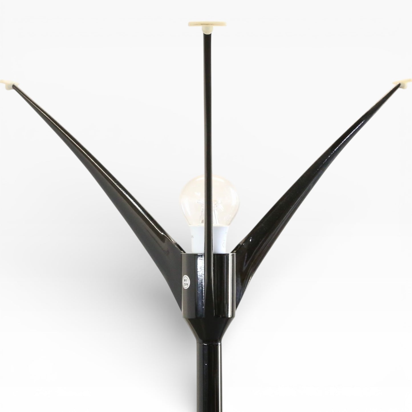 Flos Spun Light Floor Lamp – Black, Mid Century Design