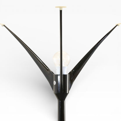 Flos Spun Light Floor Lamp – Black, Mid Century Design