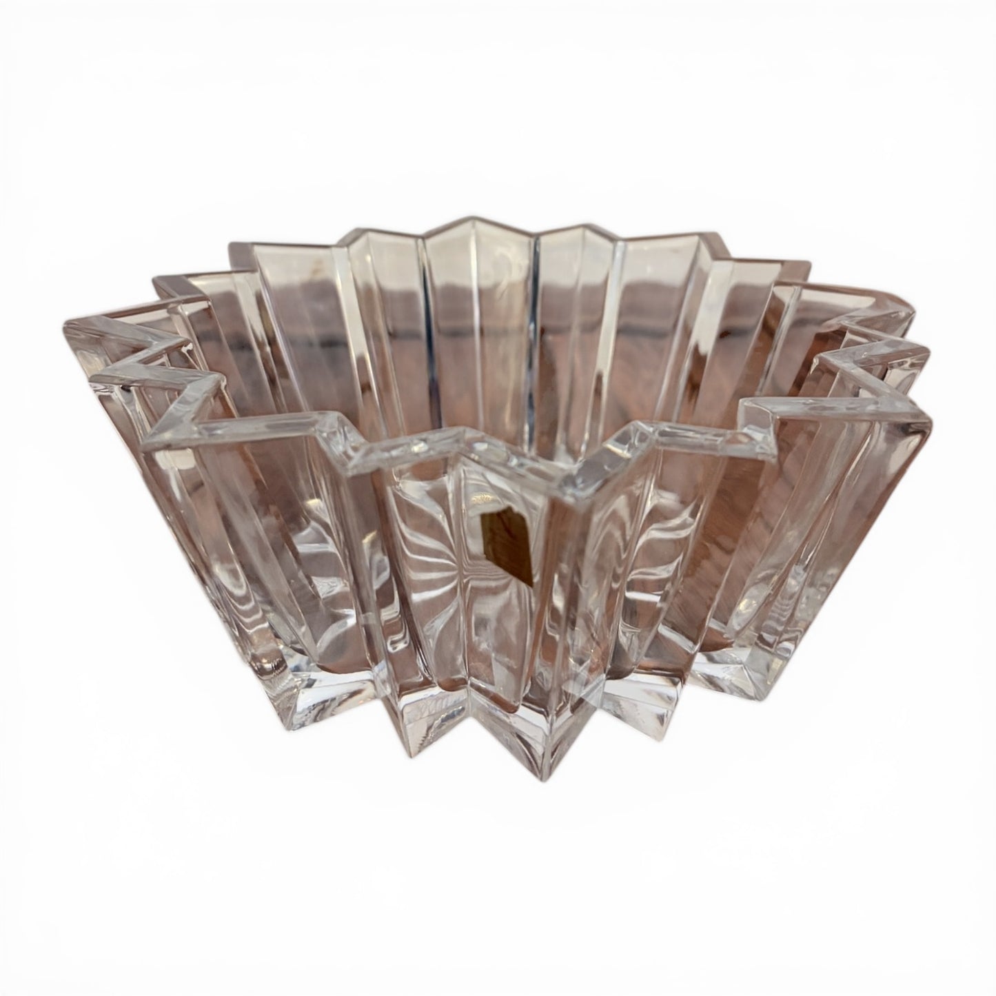 Mid Century Nachtmann Crystal Starburst Bowl – Cut Glass, Made in Germany