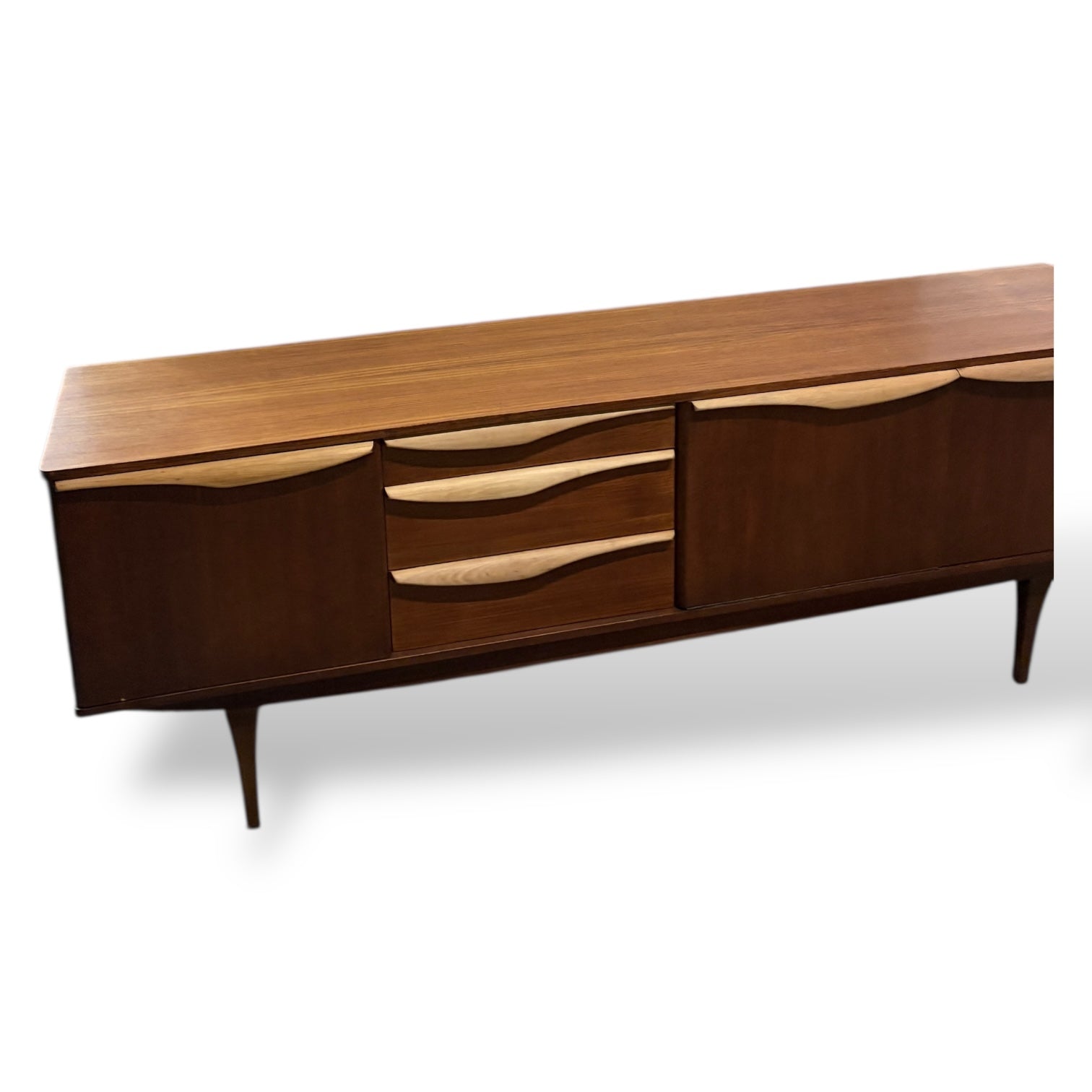 Large Mid Century Teak Sideboard by Stonehill – 1960s British Design — view 4
