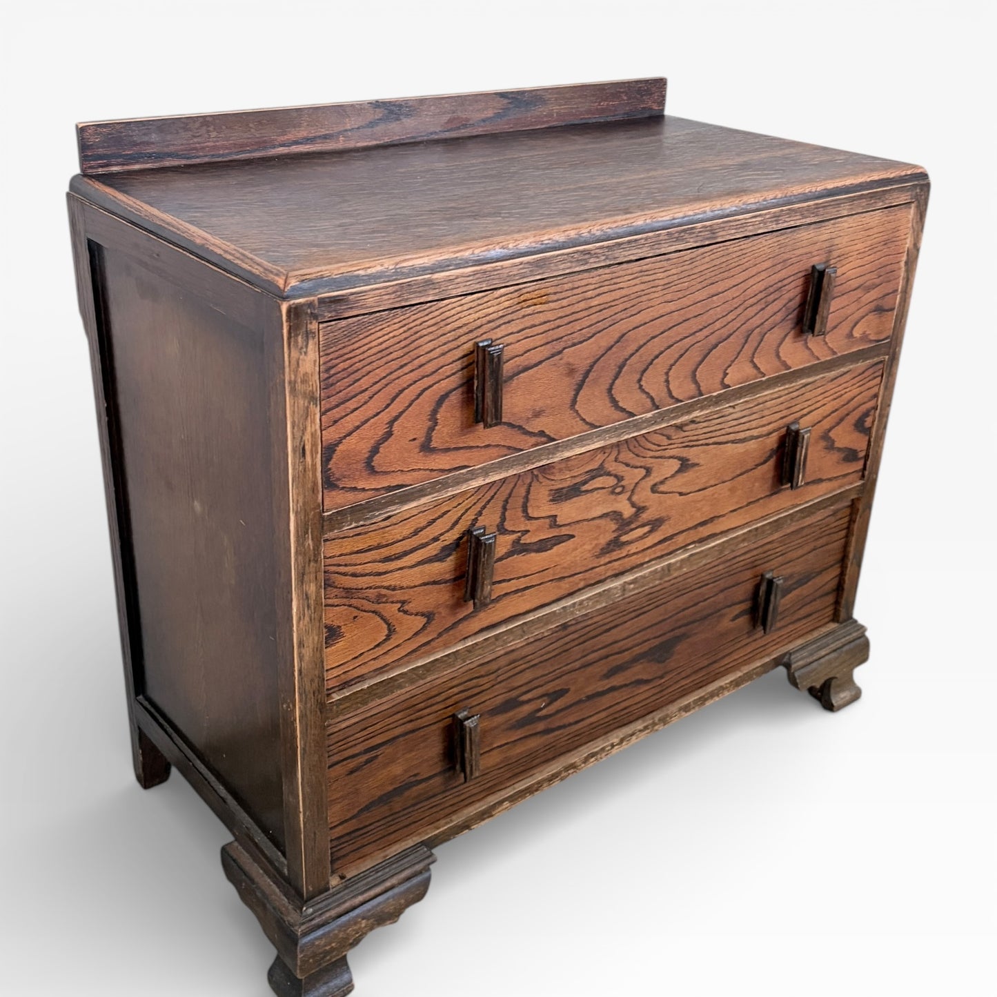 Art Deco Tiger Oak Chest of Drawers