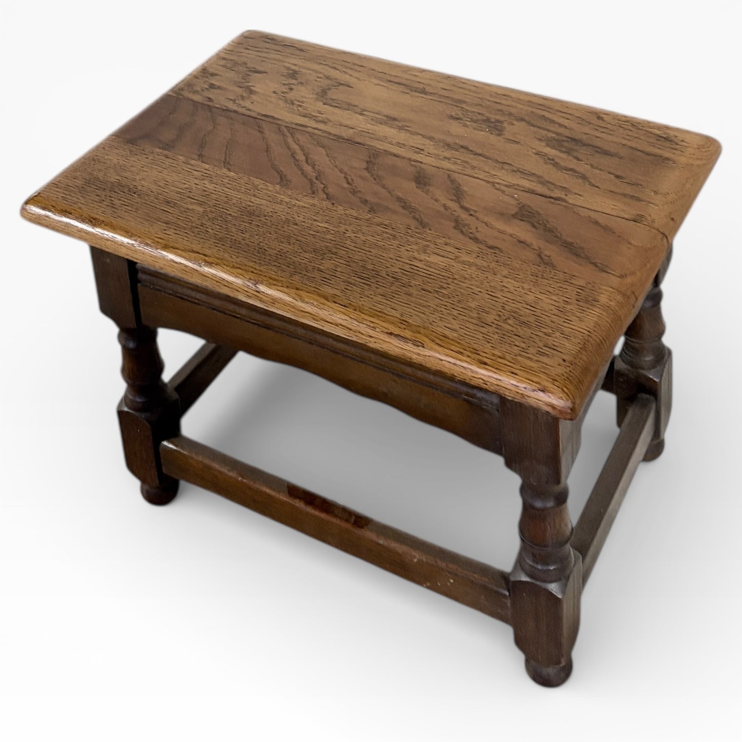 Vintage Sewing Box – Elm And Oak Box | Mid Century Craft Storage Stool