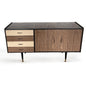 Mid Century Modern Formica Melamine Sideboard Drawers