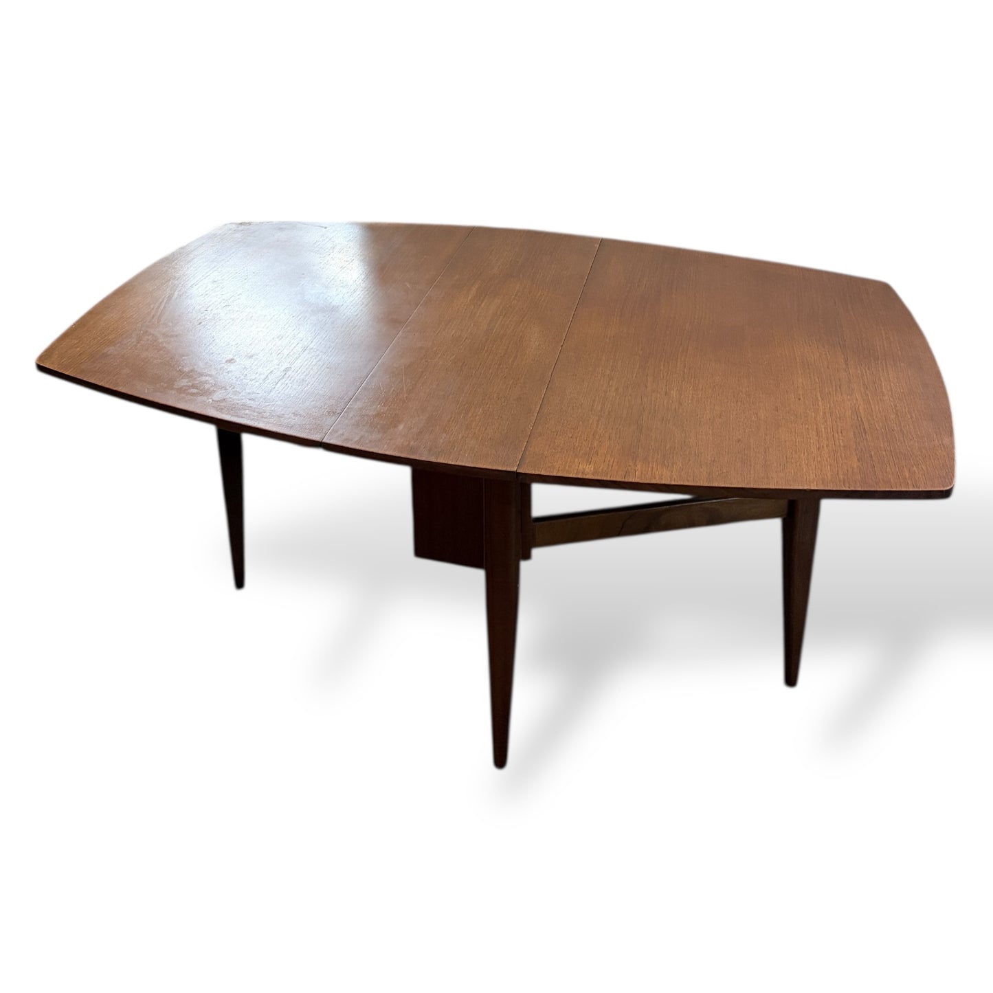 Mid-Century Teak Drop Leaf Dining Table by Elliott’s of Newbury | Vintage British Extendable Table