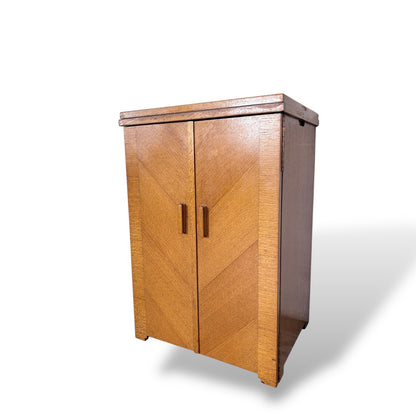 Antique Oak Singer Sewing Machine Cabinet