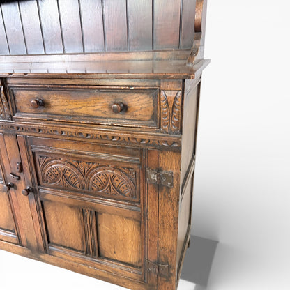 Arts & Crafts Oak Kitchen Pantry / Display Dresser by Christopher Pratt