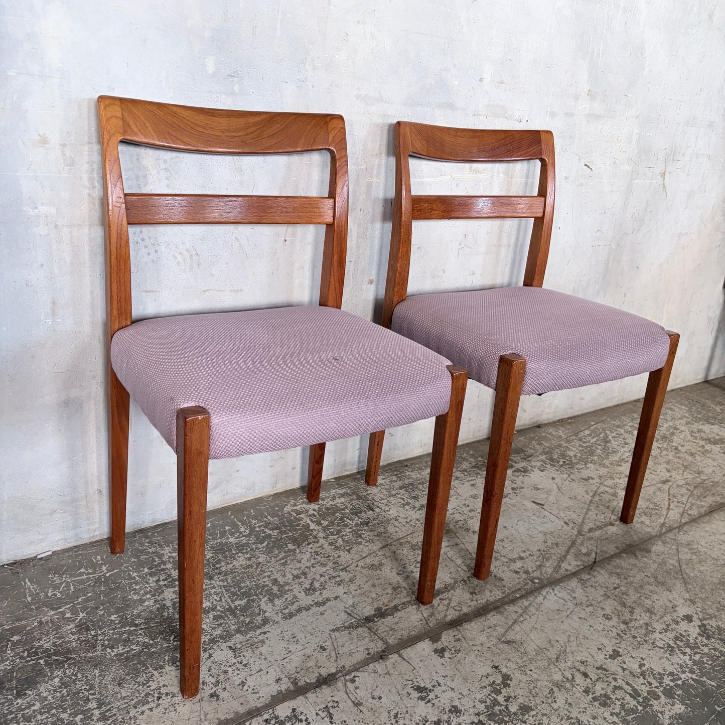 Nils Jonsson for Troeds Swedish Mid Century Teak Dining Chairs – Set of Two