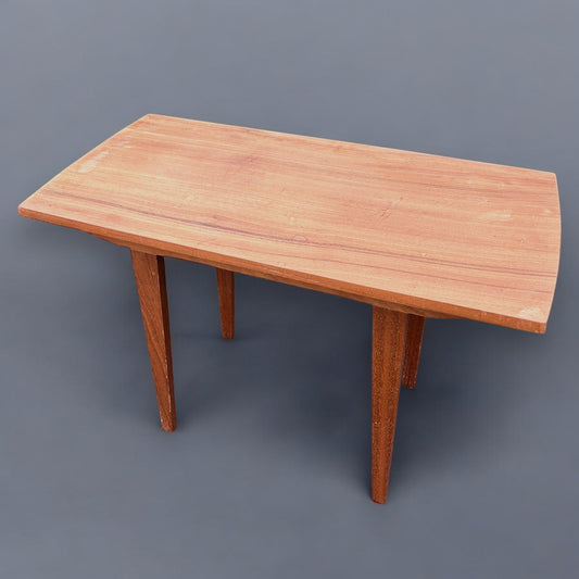 Mid century teak wood low coffee table