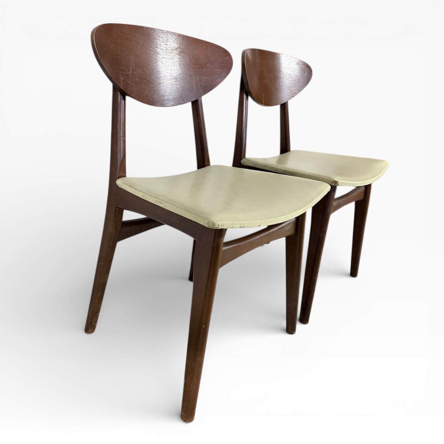 Mid-Century Danish Butterfly Back Chairs – Pair