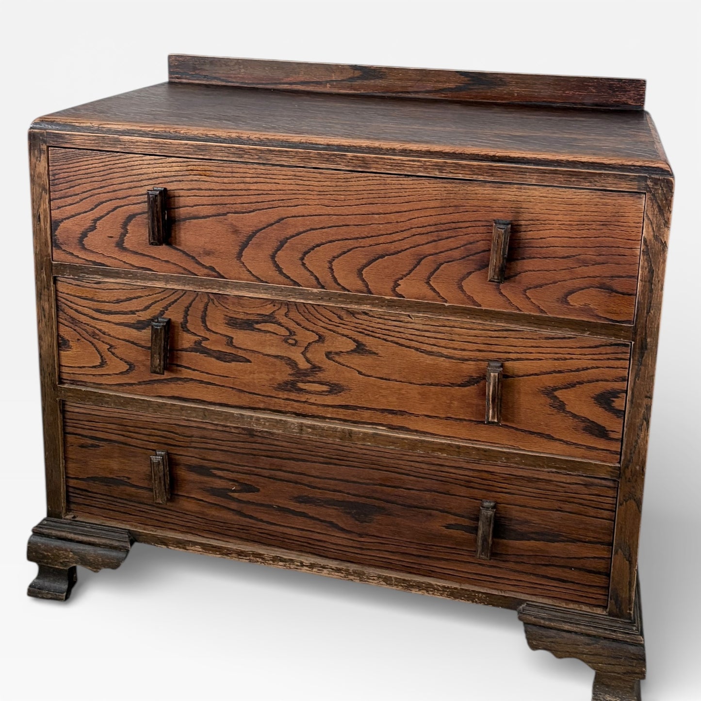 Art Deco Tiger Oak Chest of Drawers