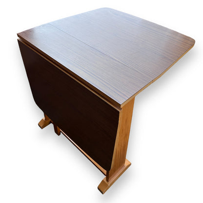 Mid Century Drop Leaf Formica Dining Table 1960s
