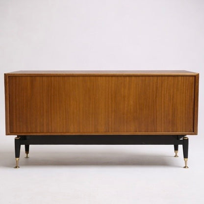 Mid-Century G Plan Librenza Tola Accordion Door Sideboard — view 8