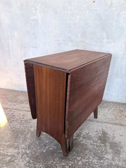 Art Deco Walnut Drop Leaf Dining Table