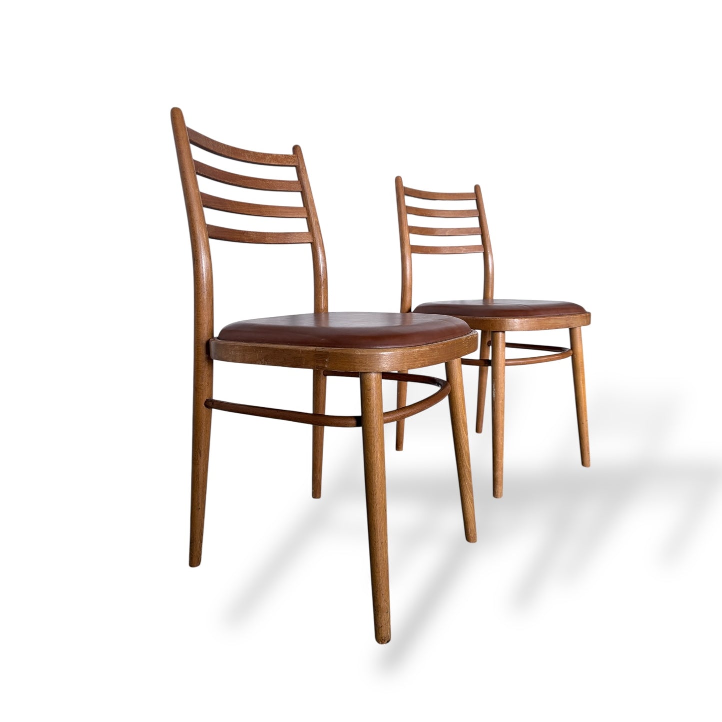 Pair of Czechoslovakian Mid-Century Dining Chairs — view 2