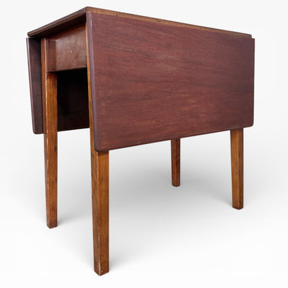 Victorian Mahogany Drop Leaf Dining Table — view 2