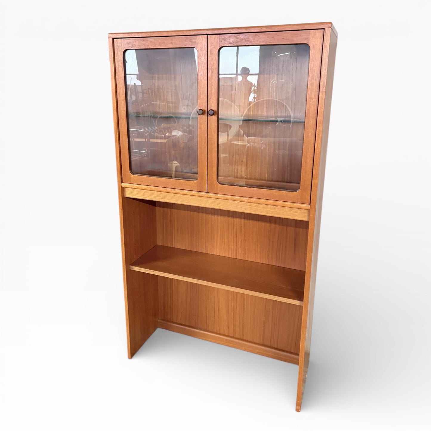 G Plan Mid-Century Teak Bookcase Display Cabinet