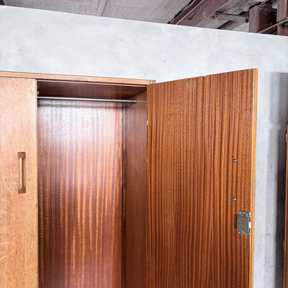 Mid Century E Gomme G Plan Brandon Oak Double Wardrobe