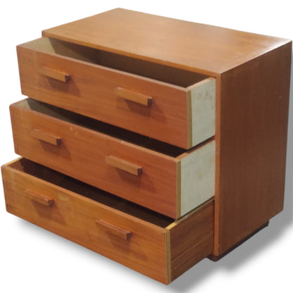 Teak Chest of Drawers – Mid Century Scandinavian Furniture | Vintage Drawer Chest