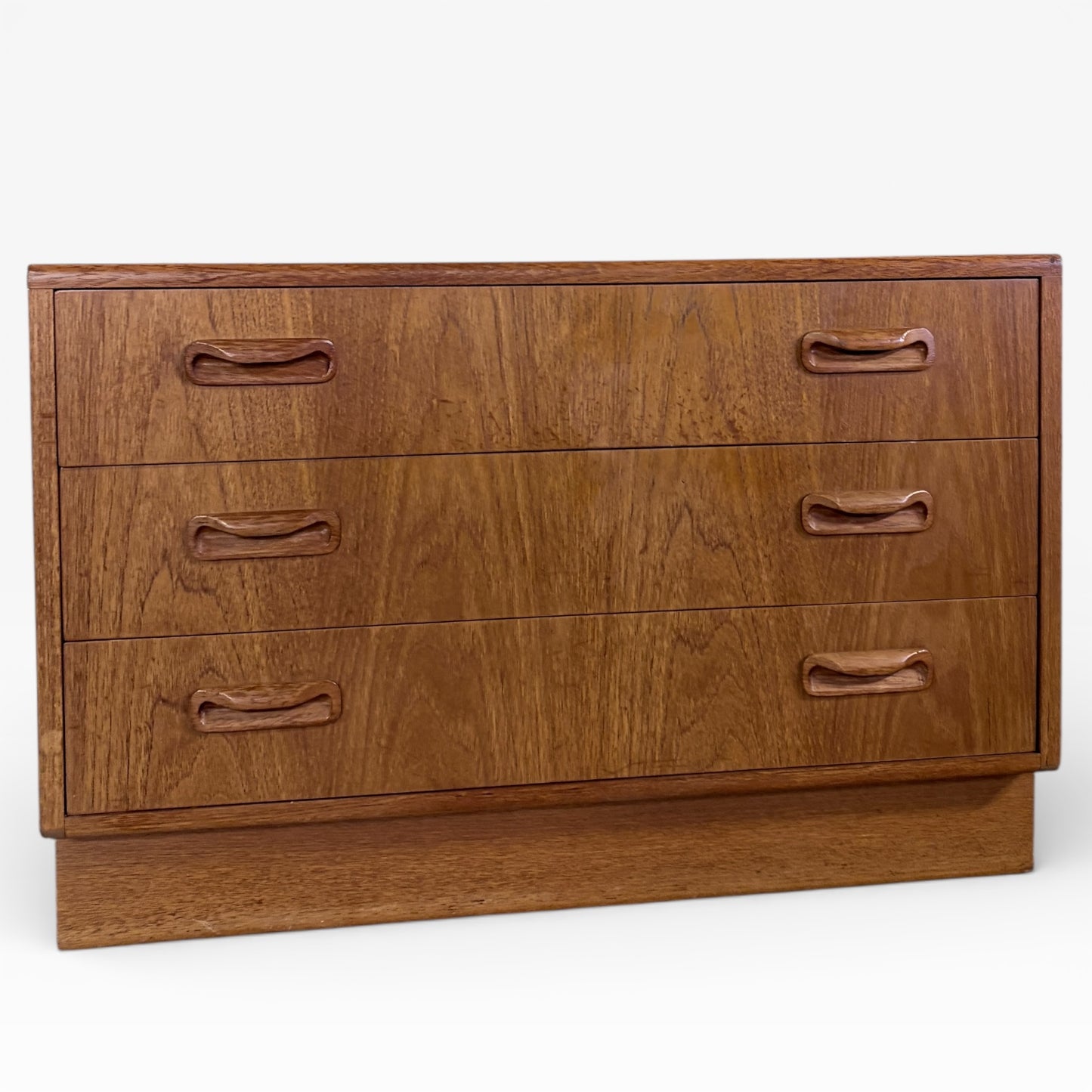 G Plan Fresco Three-Drawer Chest – Mid-Century Teak (c.1960s)