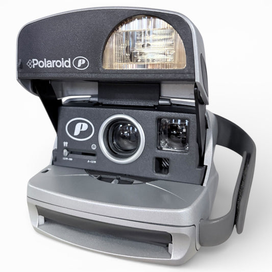 Polaroid Instant Camera - Vintage 600 Film Folding Body With Built-In Flash