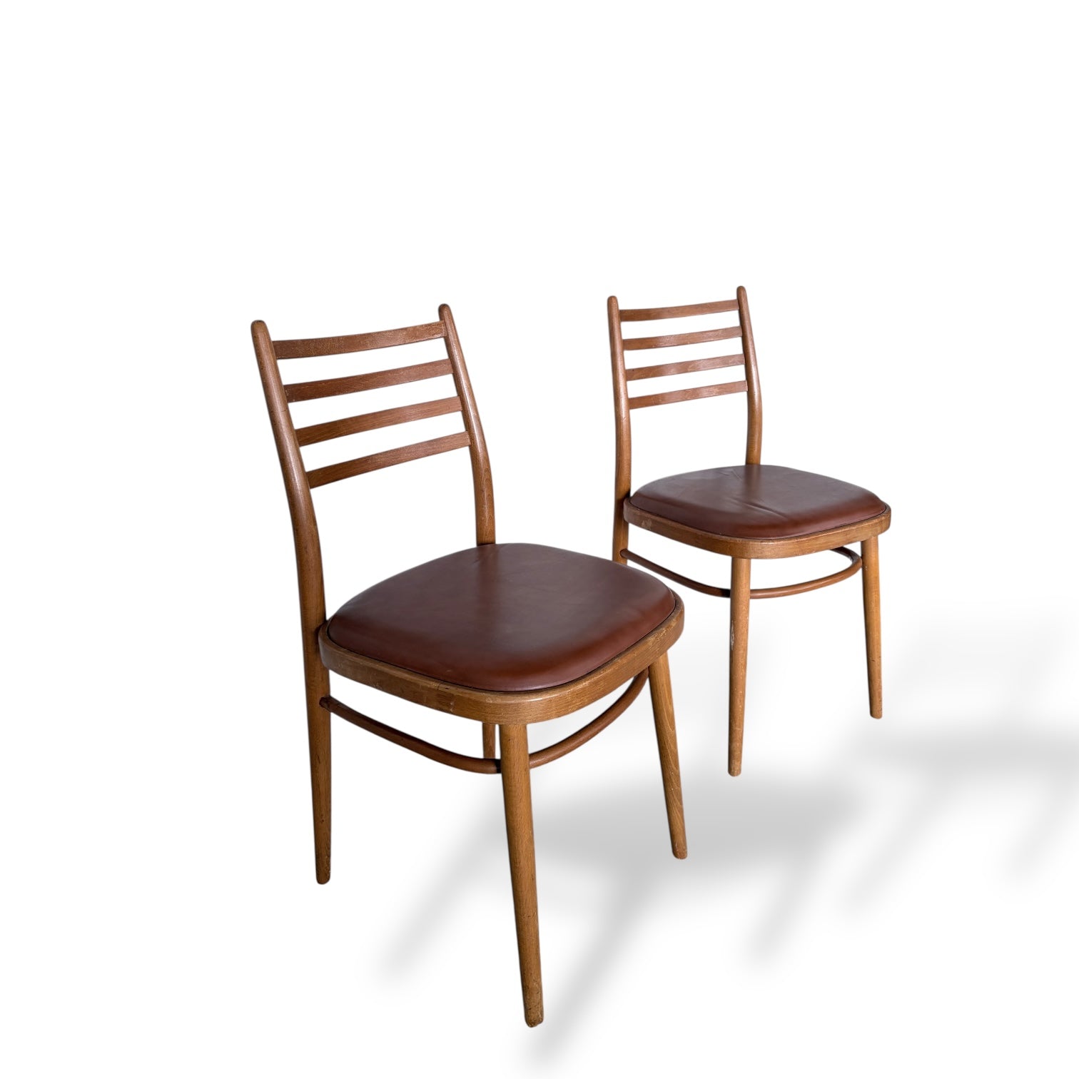 Pair of Czechoslovakian Mid-Century Dining Chairs — view 3