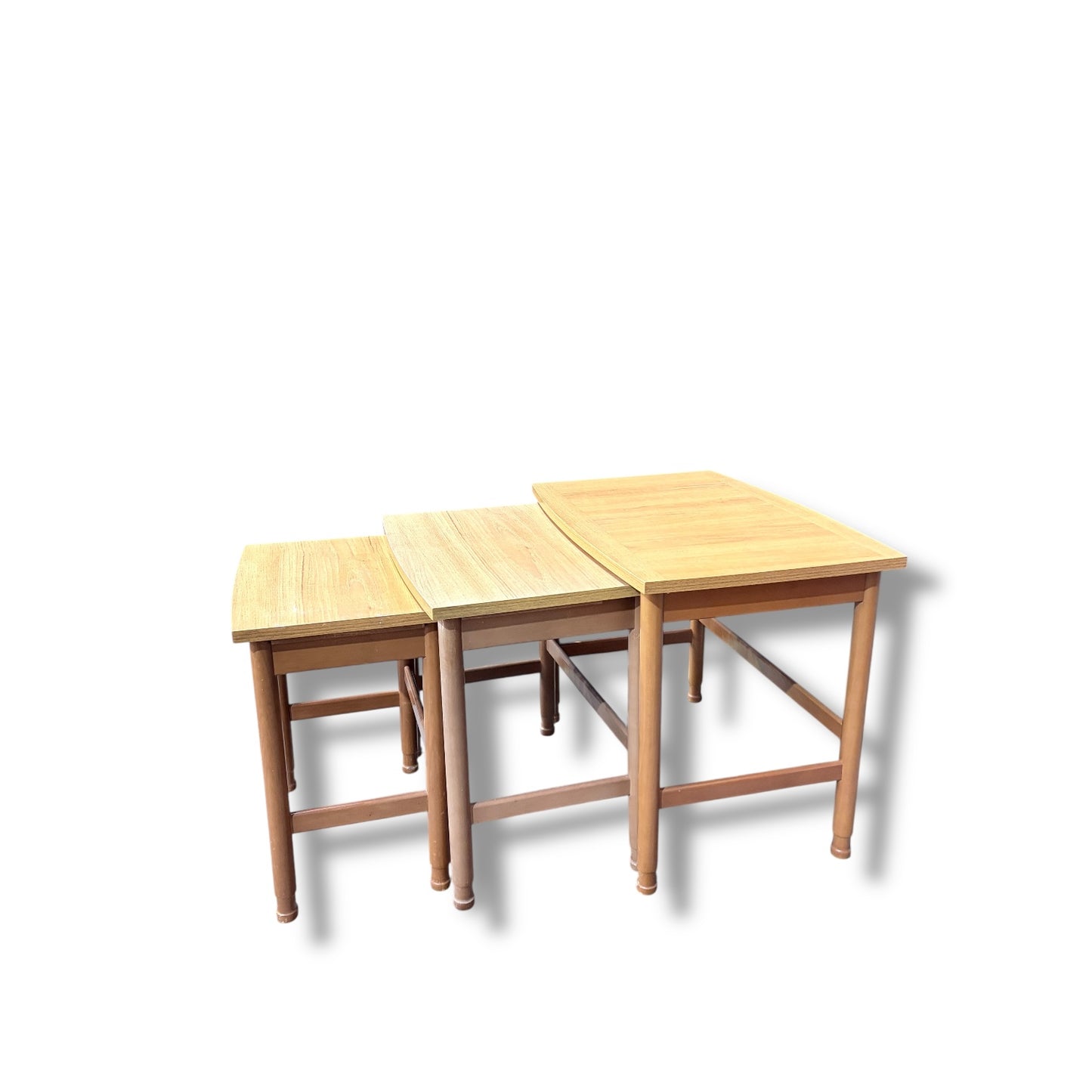 Vintage Schreiber Teak Nest of Tables – Mid Century British Furniture