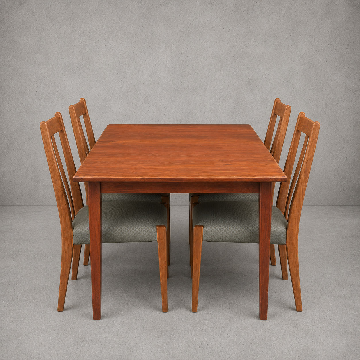 Mid Century Gordon Russell Dining Table & Drylund Danish Teak Chairs Set