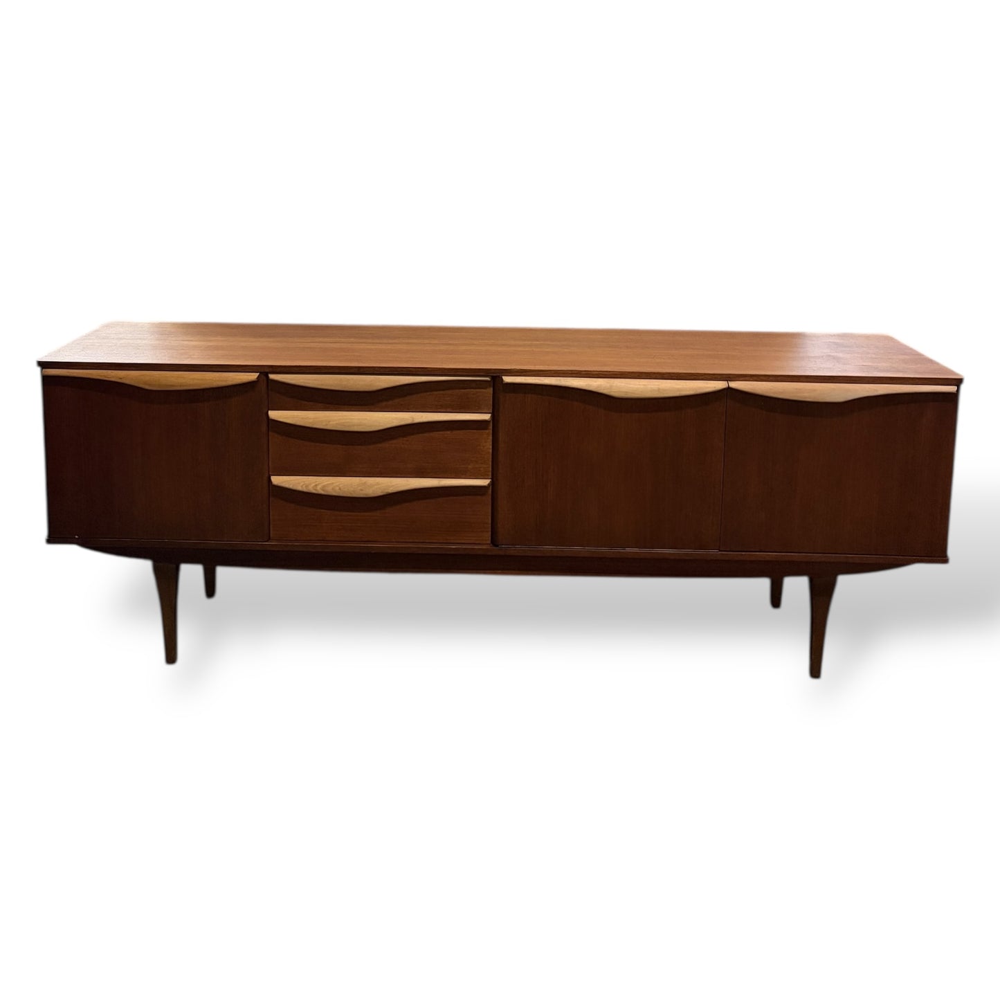 Large Mid Century Teak Sideboard by Stonehill – 1960s British Design — view 2