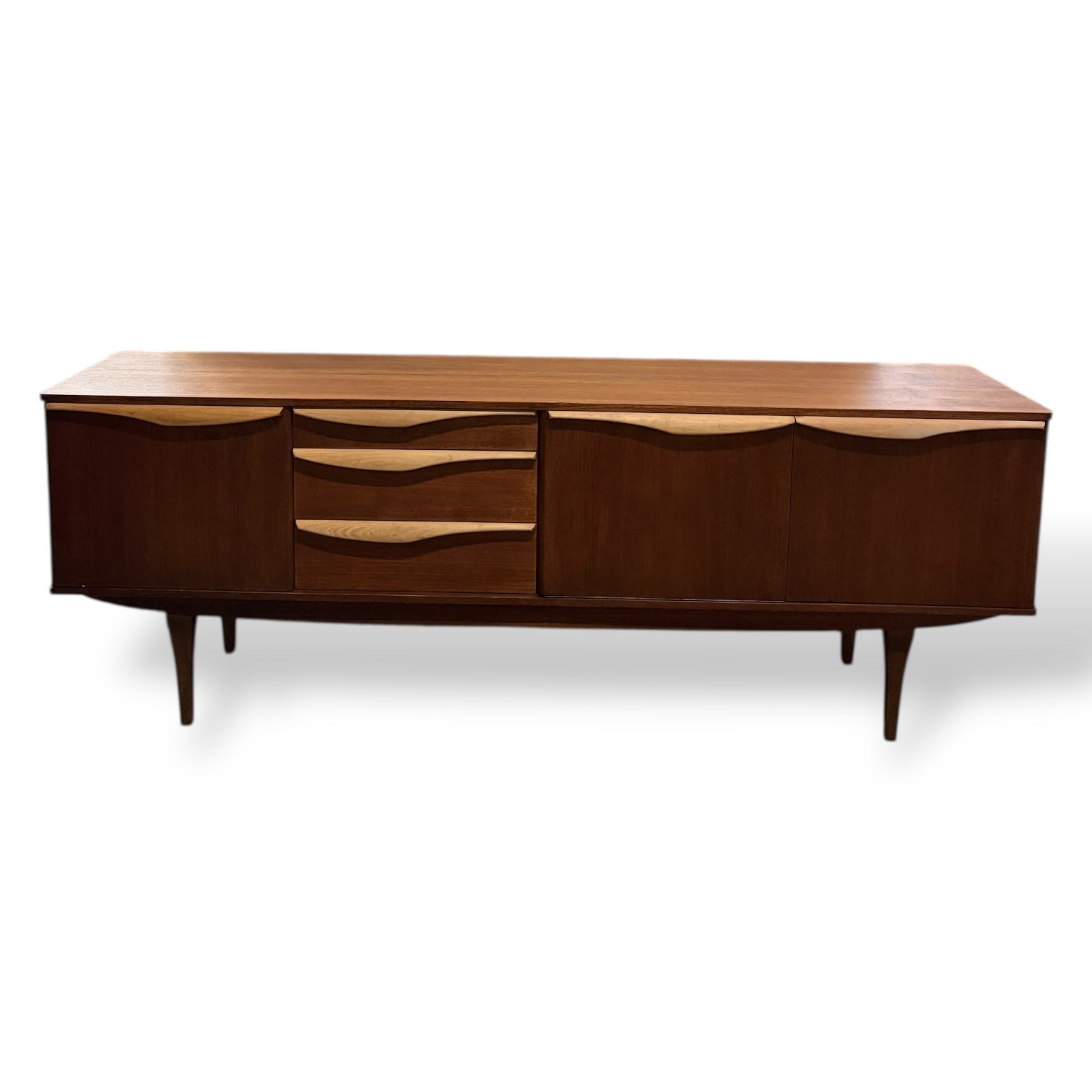 Large Mid Century Teak Sideboard by Stonehill – 1960s British Design — view 2