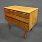 mid century Scandinavian teak chest of drawers